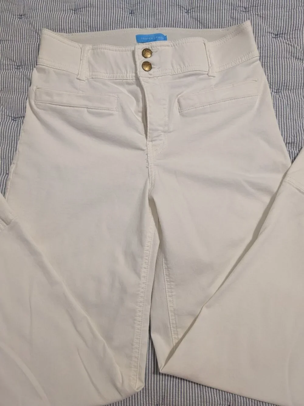 Draper James Wide-Legged Cropped Pants